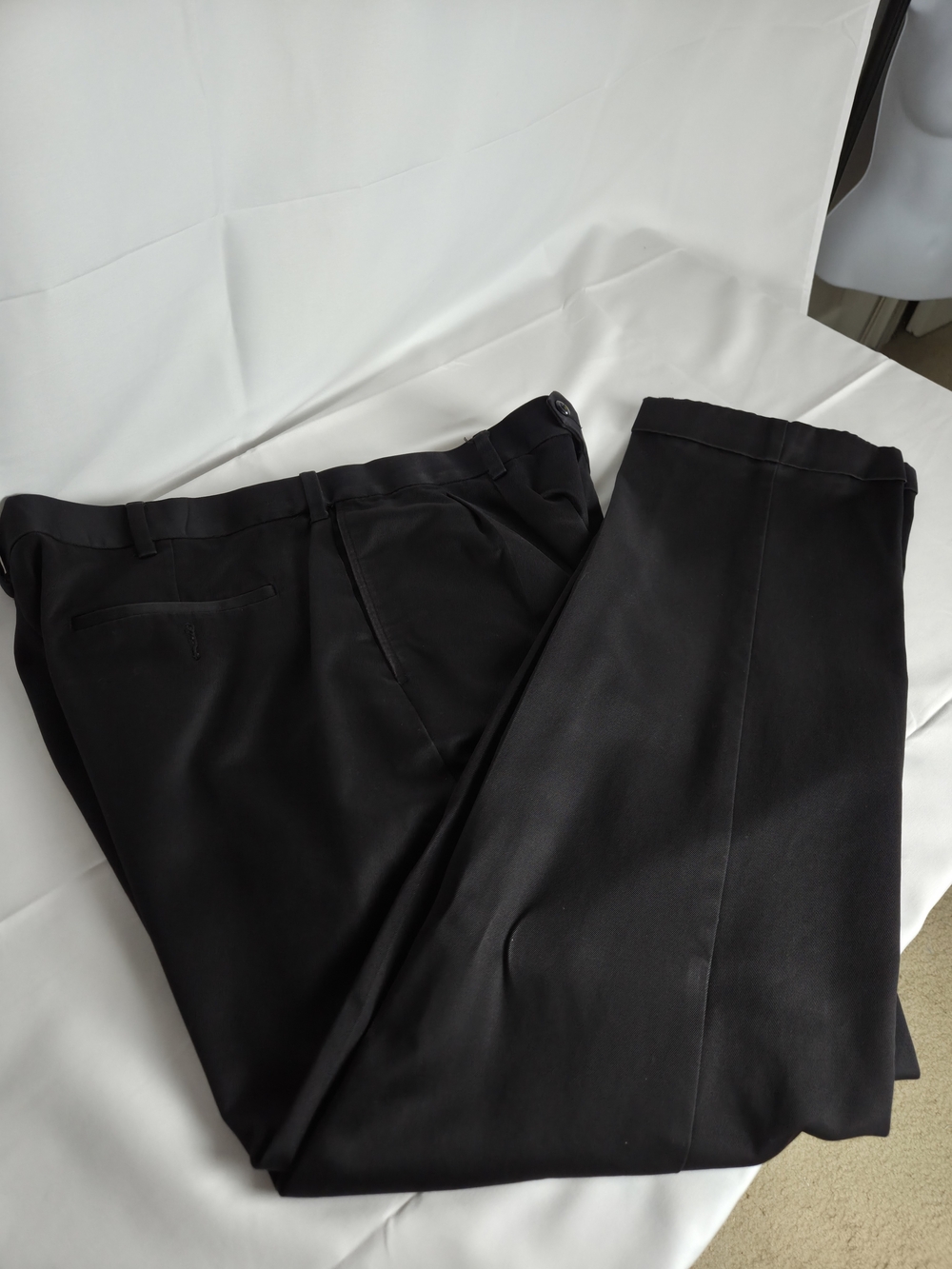 Savane Black Dress Pants - Sleek Tailored Look